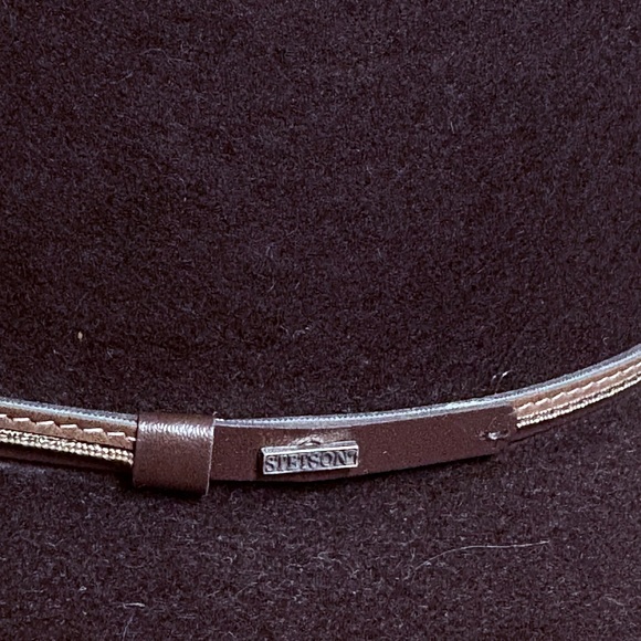 NEW!! Stetson Stallion- Foothills B Cowboy Hat. Size 7 1/8. Color Chocolate - Picture 3 of 6